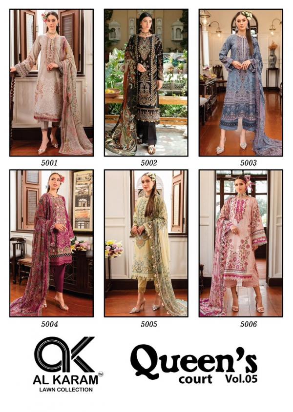 Alkaram Queen’s Court Vol-5 – Dress Material